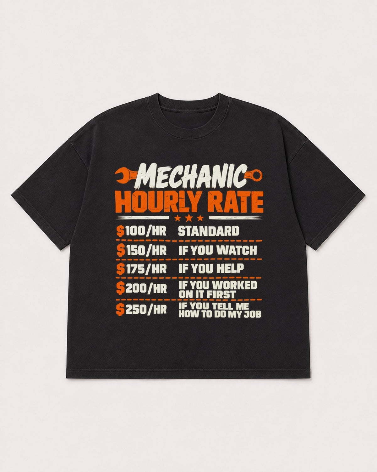 Mockup Boxy Heavyweight Tee Black product