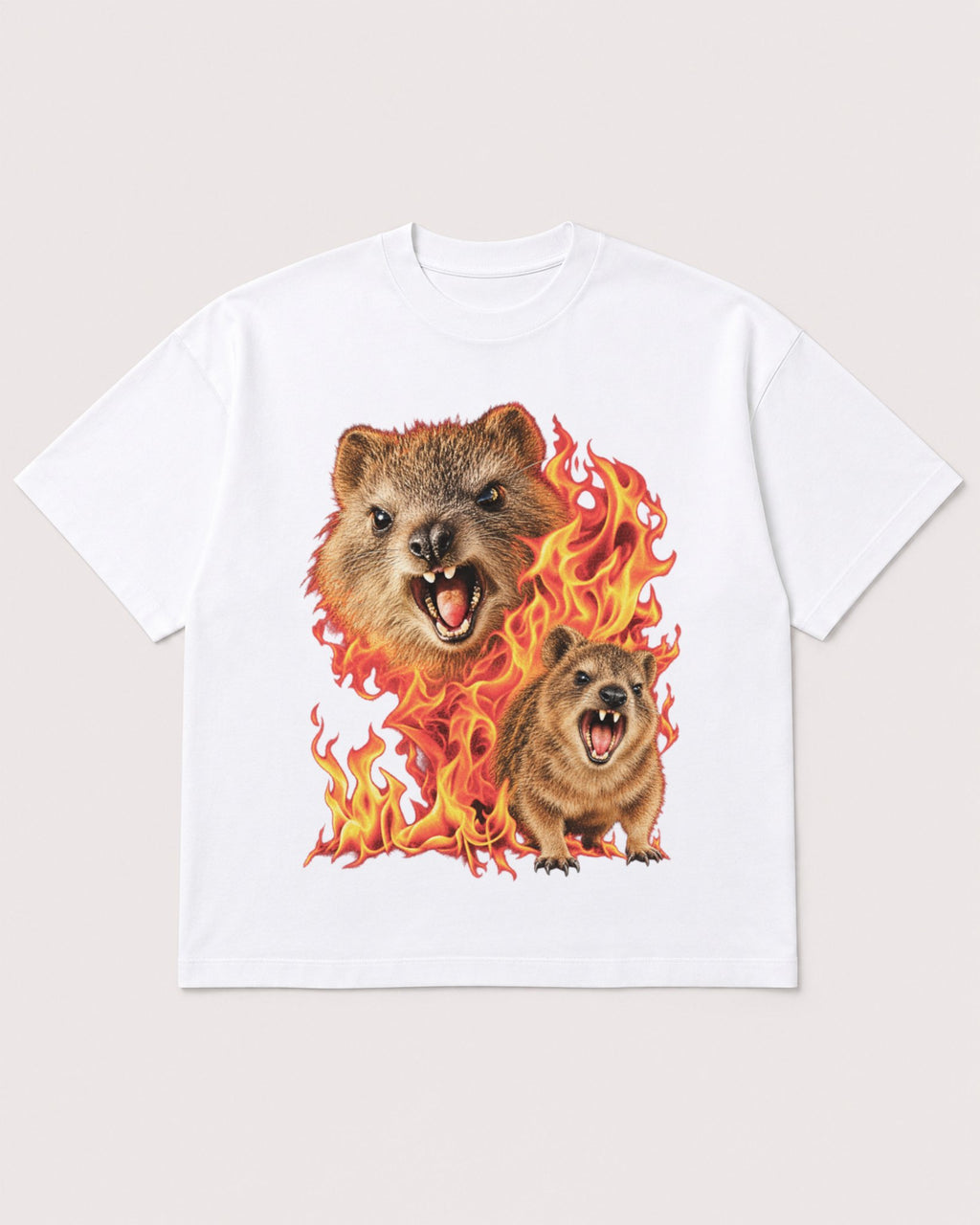 Mockup Boxy Heavyweight Tee White product