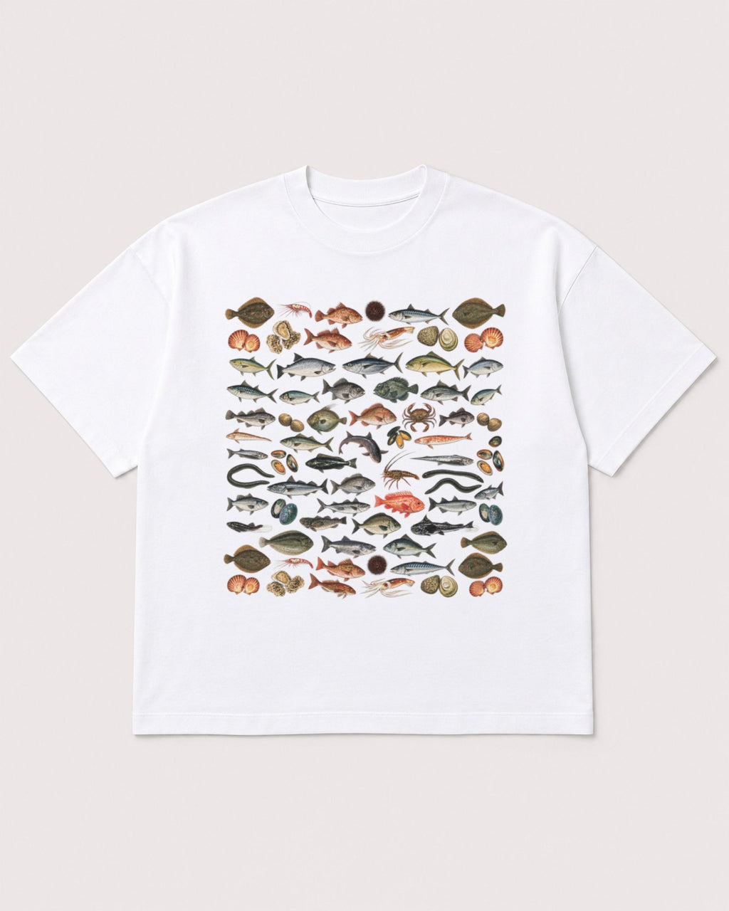 Mockup Boxy Heavyweight Tee White product
