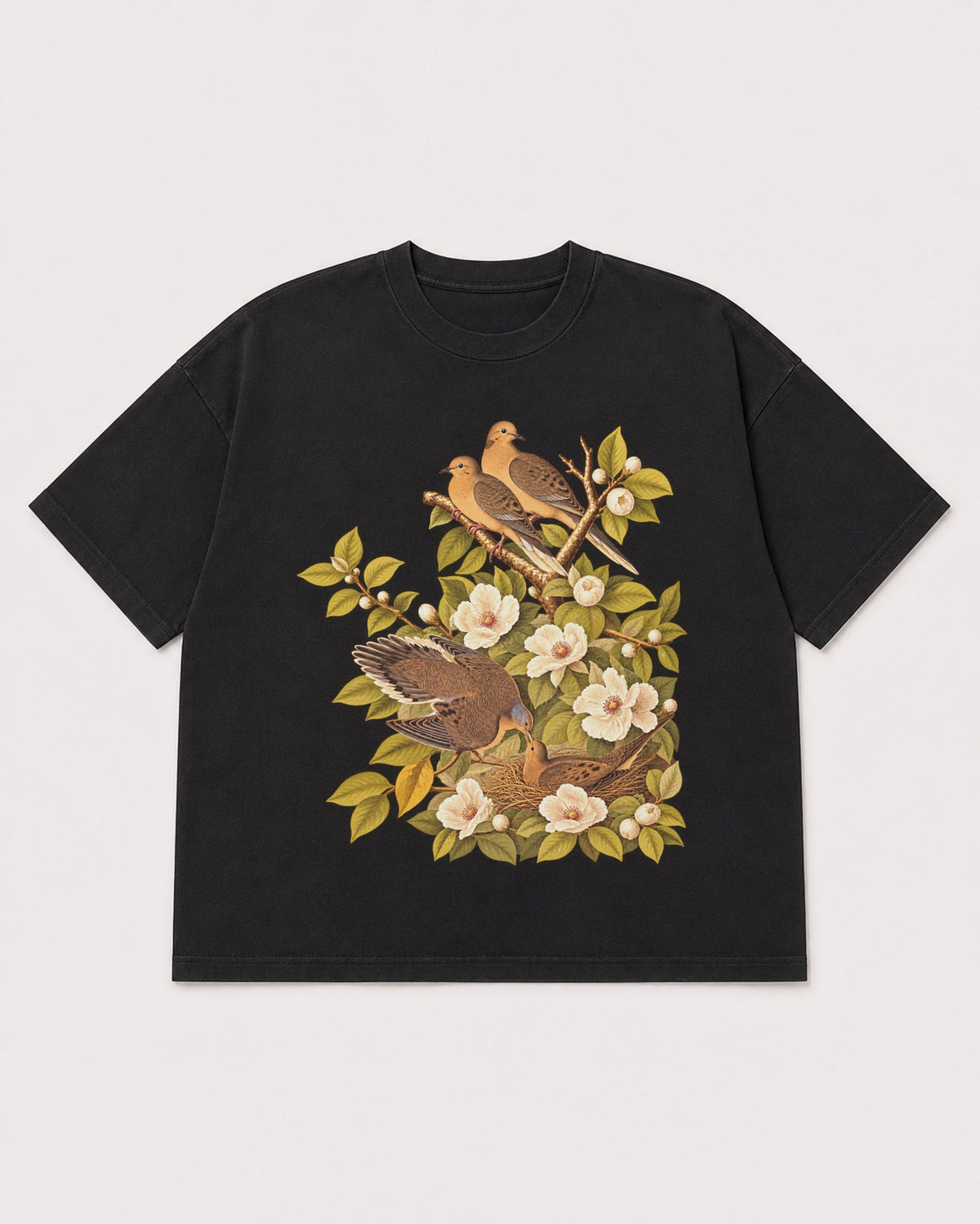 Mockup Boxy Heavyweight Tee Black product