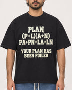 Mockup Boxy Heavyweight Tee Black male close-up 47