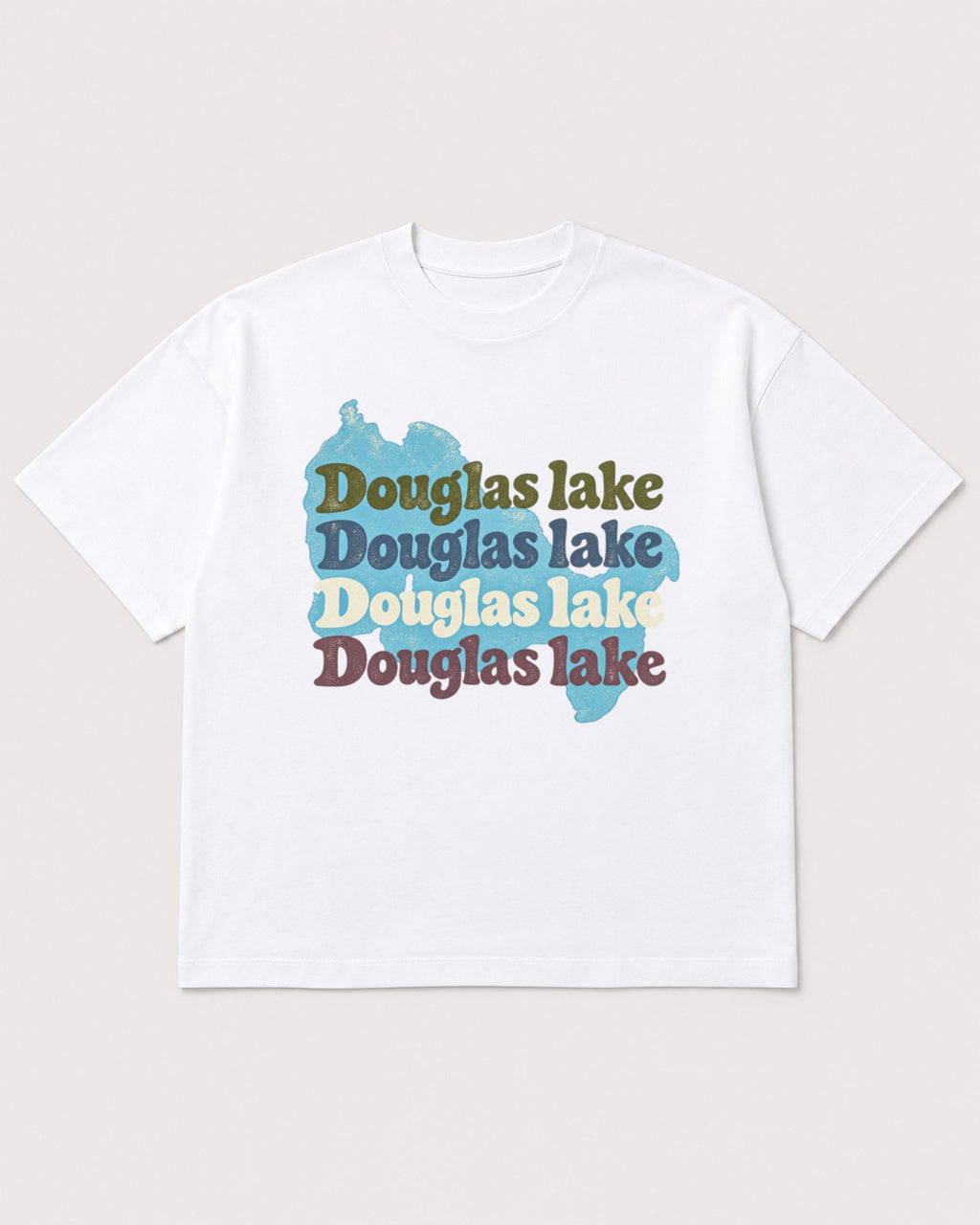 Mockup Boxy Heavyweight Tee White product
