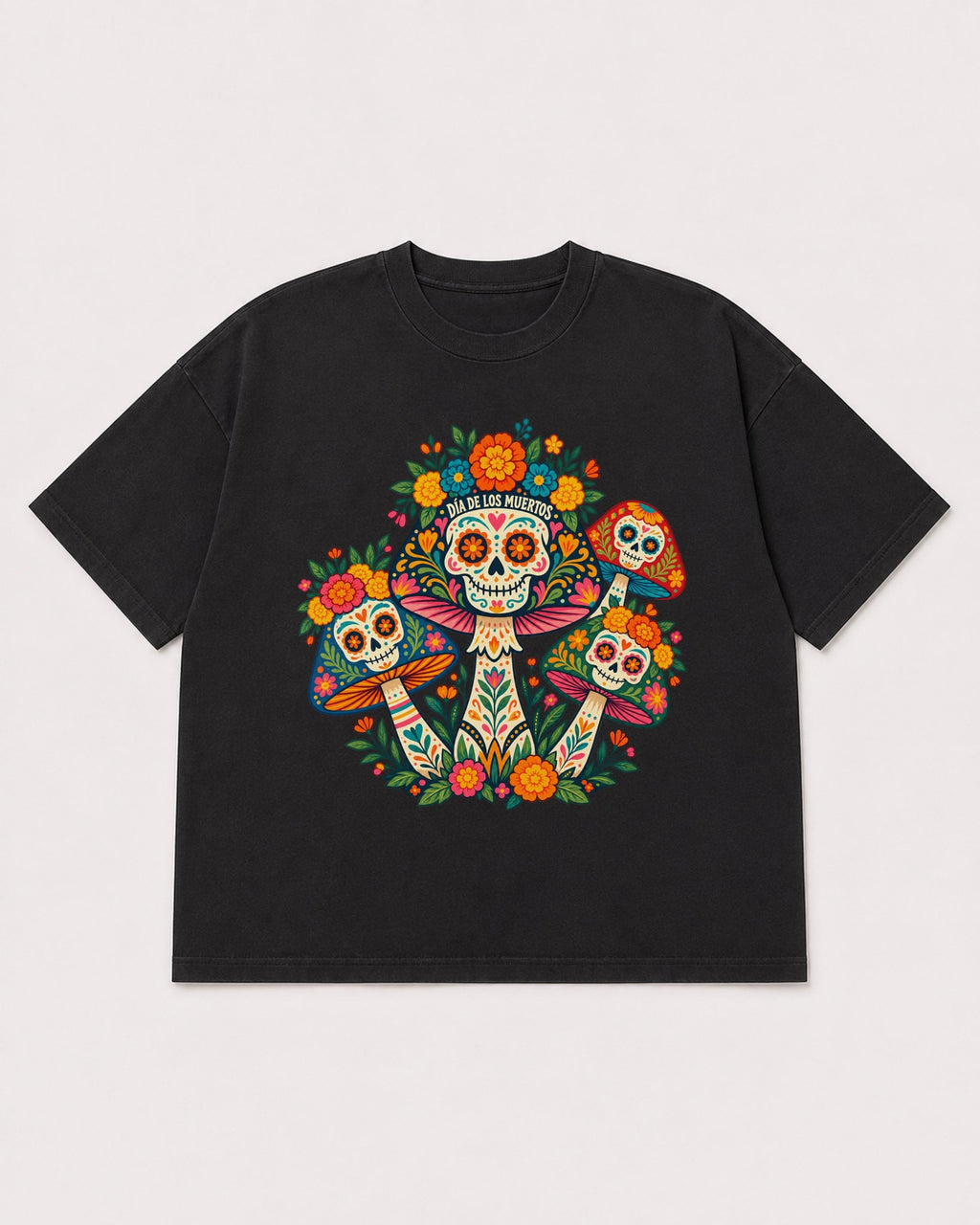 Mockup Boxy Heavyweight Tee Black product