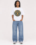 Mockup Boxy Heavyweight Tee White female full-body 15