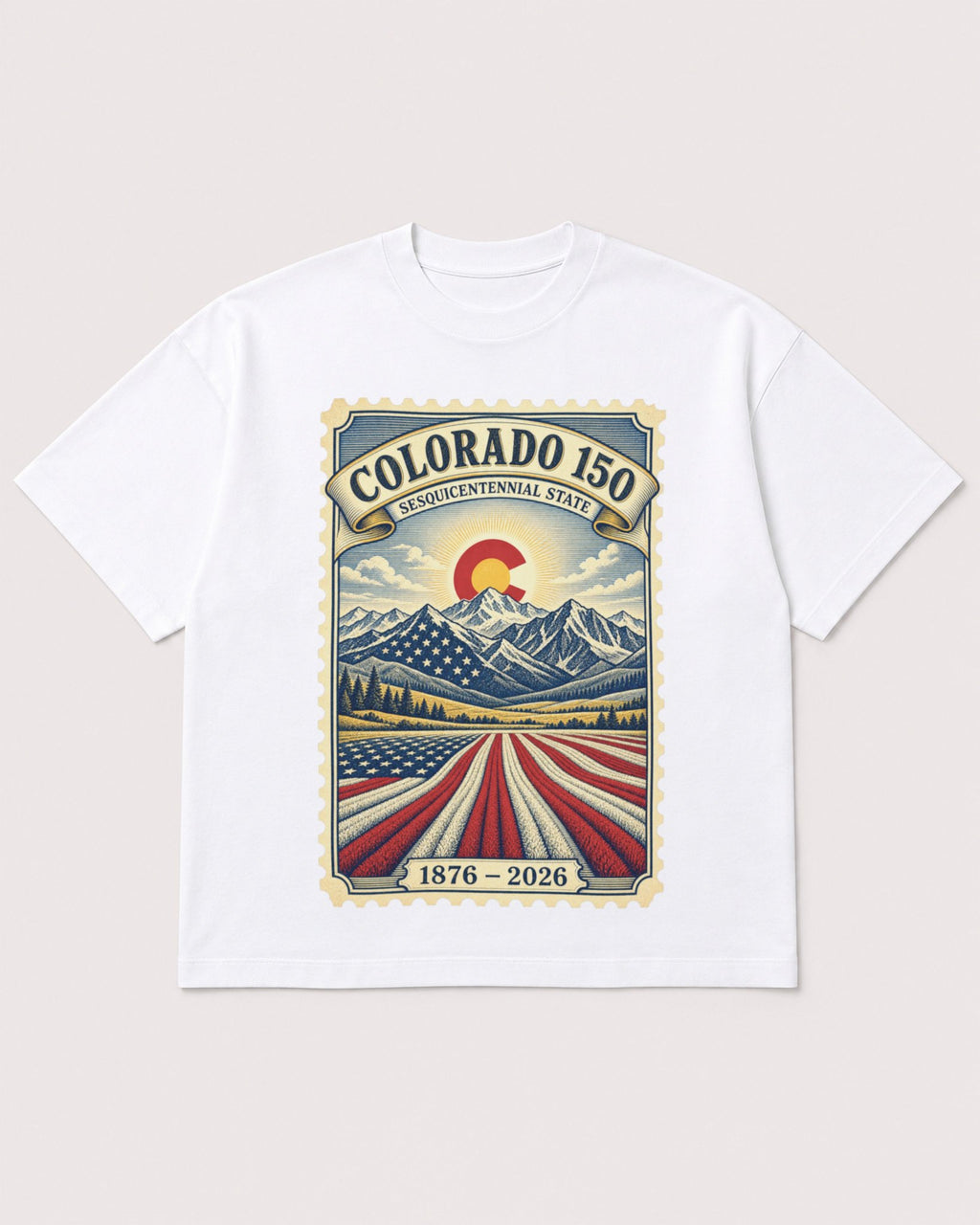 Mockup Boxy Heavyweight Tee White product
