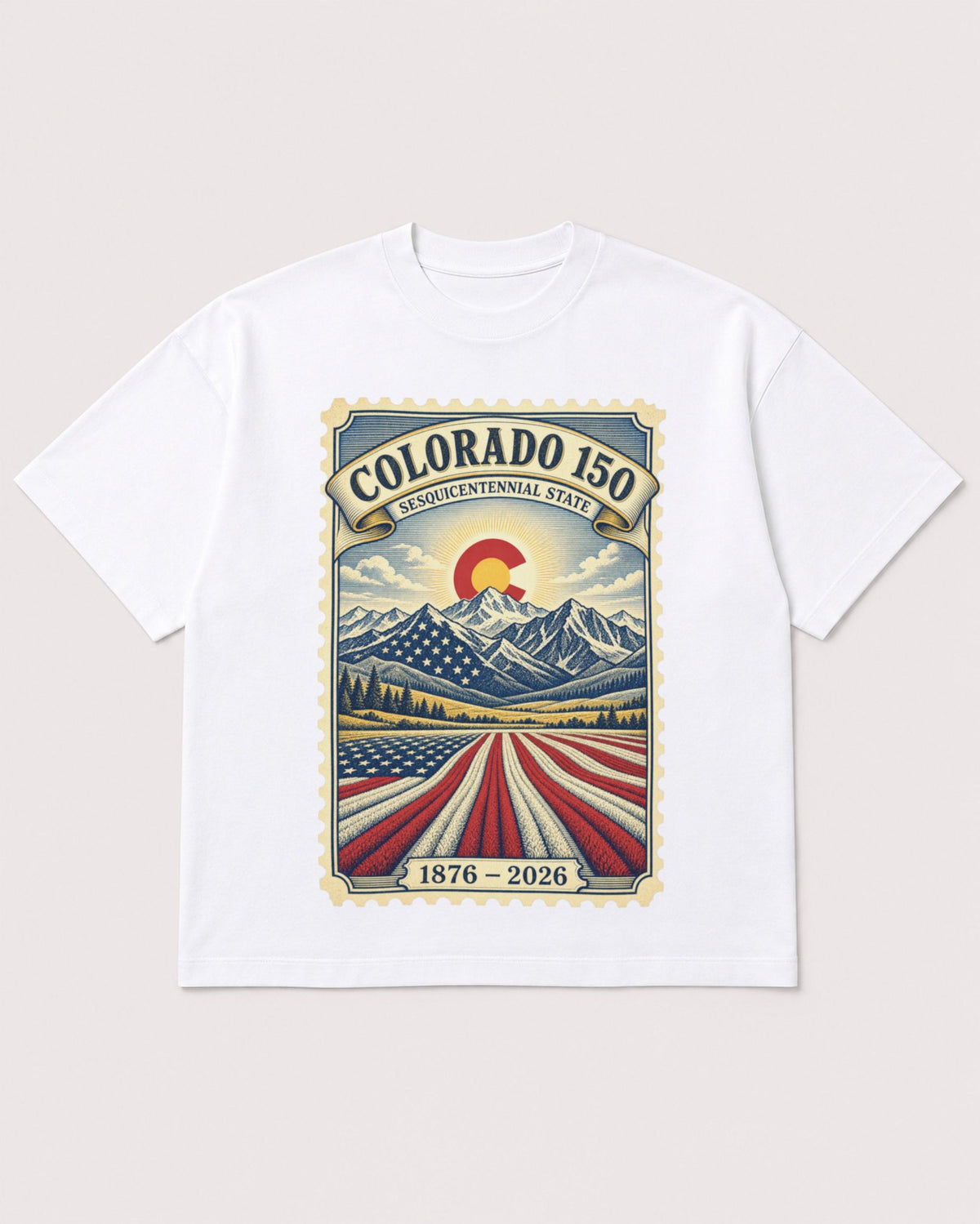 Mockup Boxy Heavyweight Tee White product