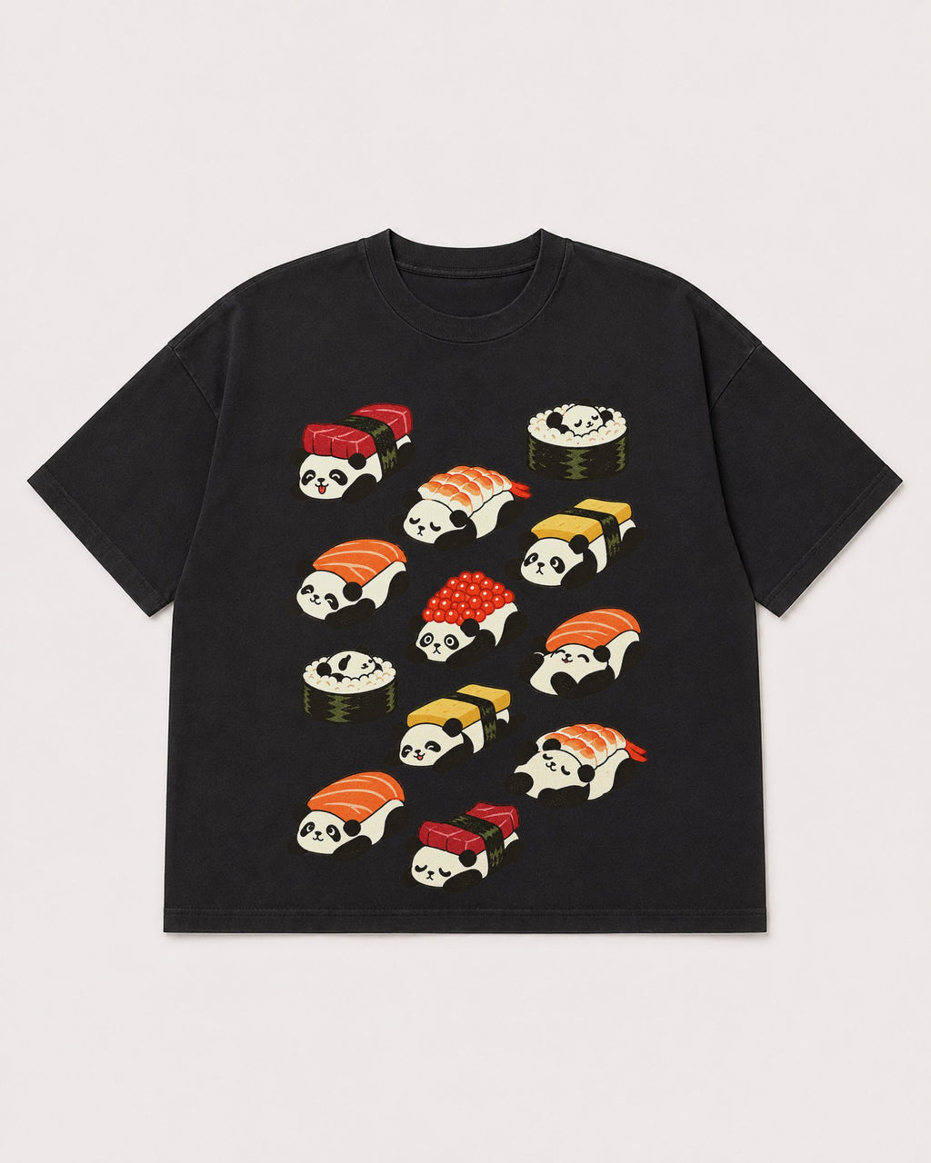 Mockup Boxy Heavyweight Tee Black product