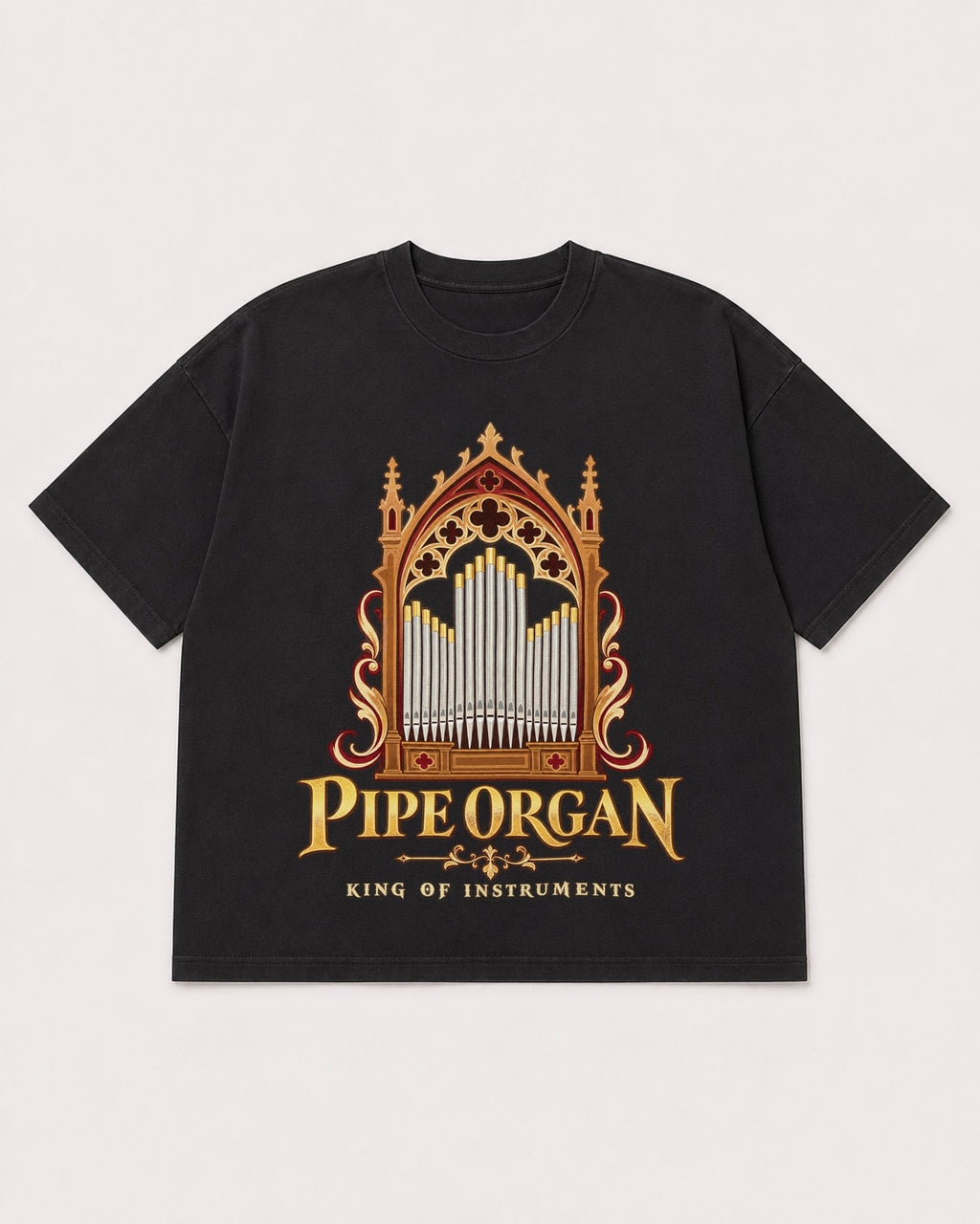 Mockup Boxy Heavyweight Tee Black product