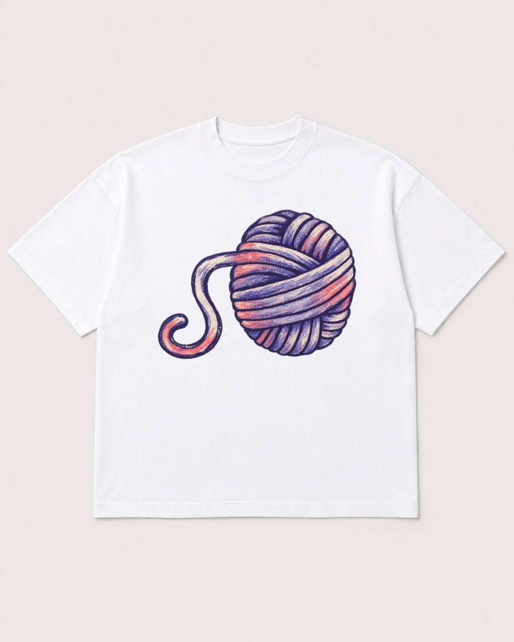 Mockup Boxy Heavyweight Tee White product
