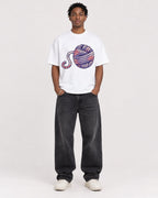 Mockup Boxy Heavyweight Tee White male full-body 05