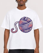 Mockup Boxy Heavyweight Tee White male close-up 05