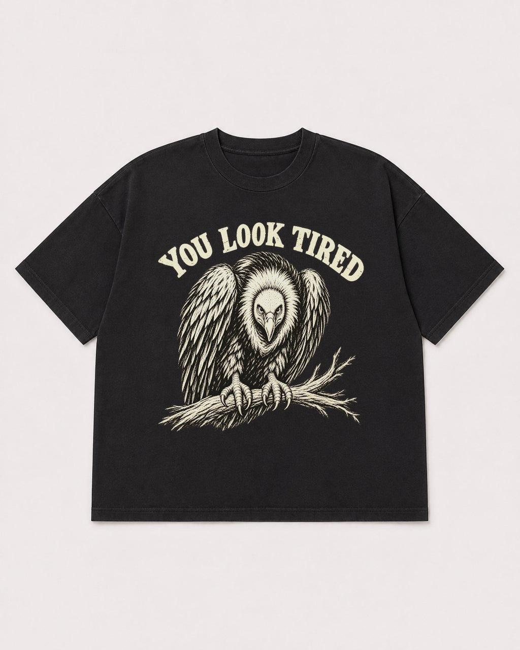 Mockup Boxy Heavyweight Tee Black product