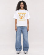 Mockup Boxy Heavyweight Tee White female full-body 10
