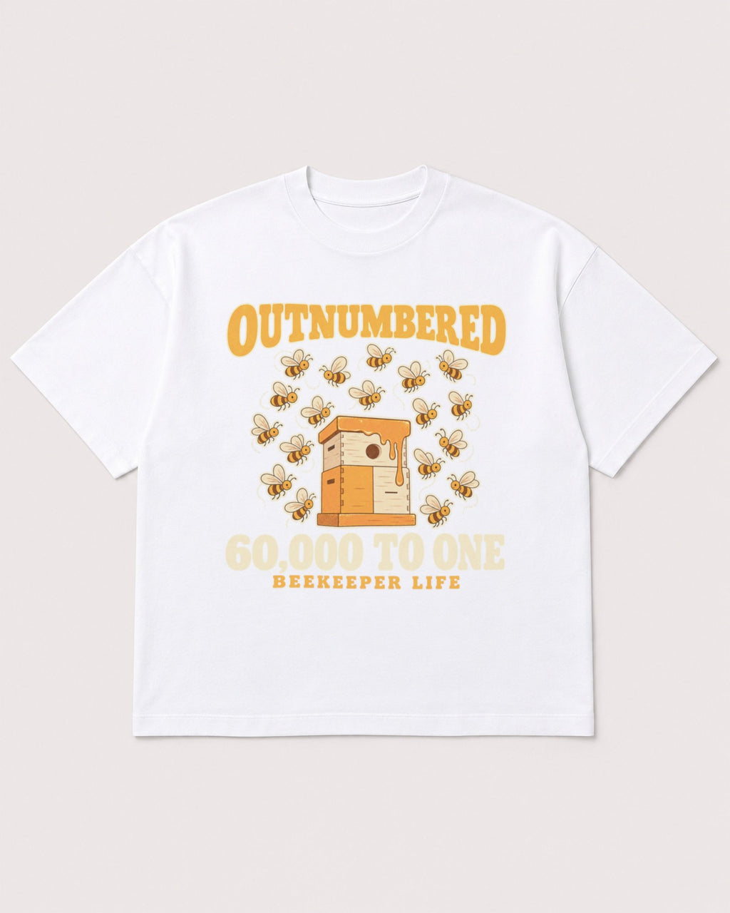Mockup Boxy Heavyweight Tee White product