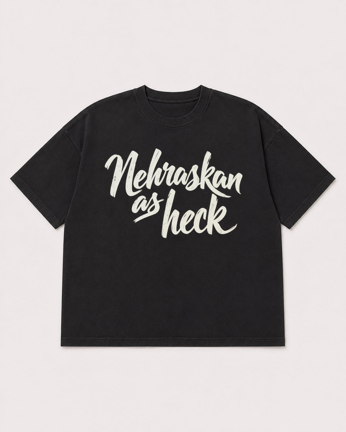 Mockup Boxy Heavyweight Tee Black product