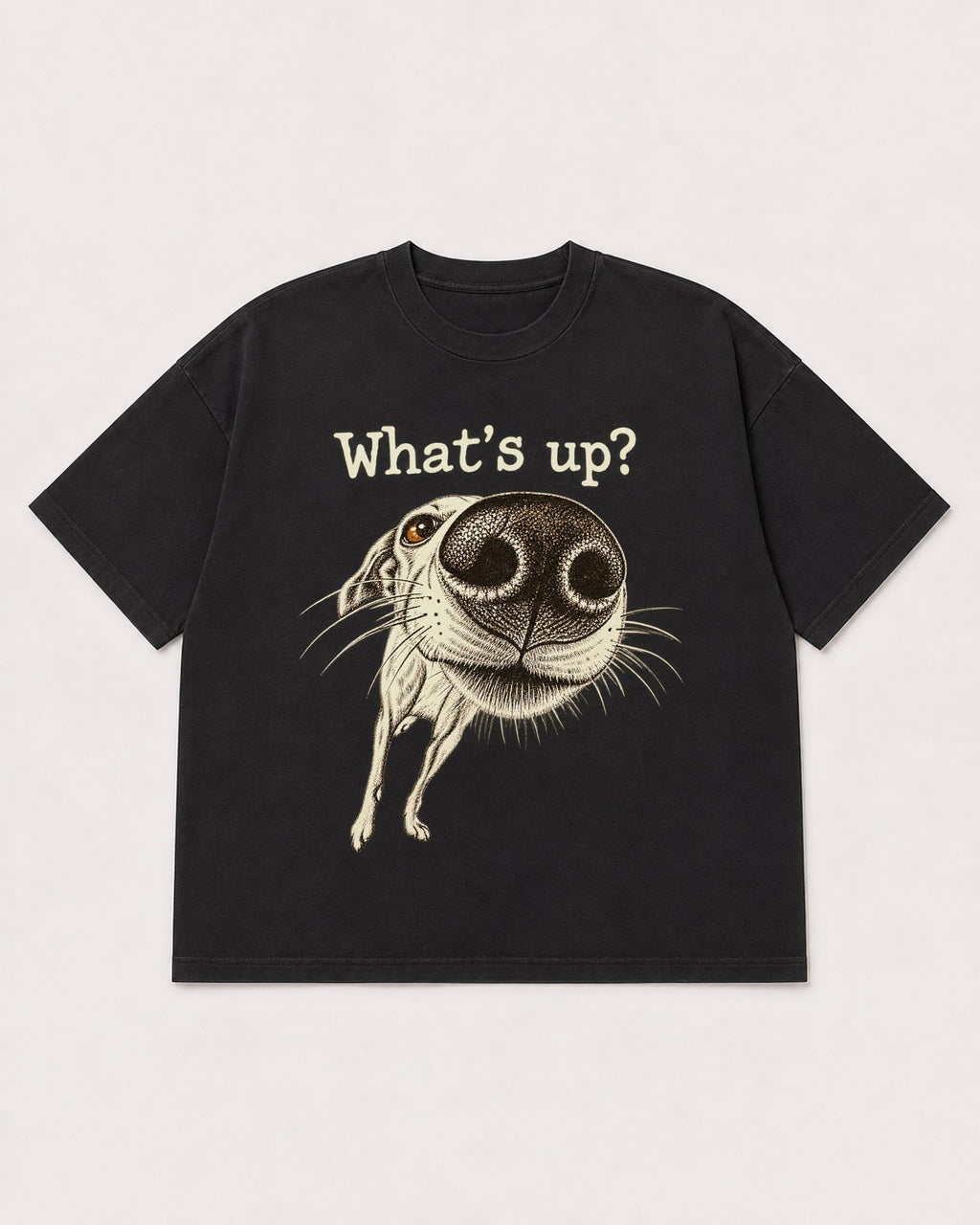 Mockup Boxy Heavyweight Tee Black product