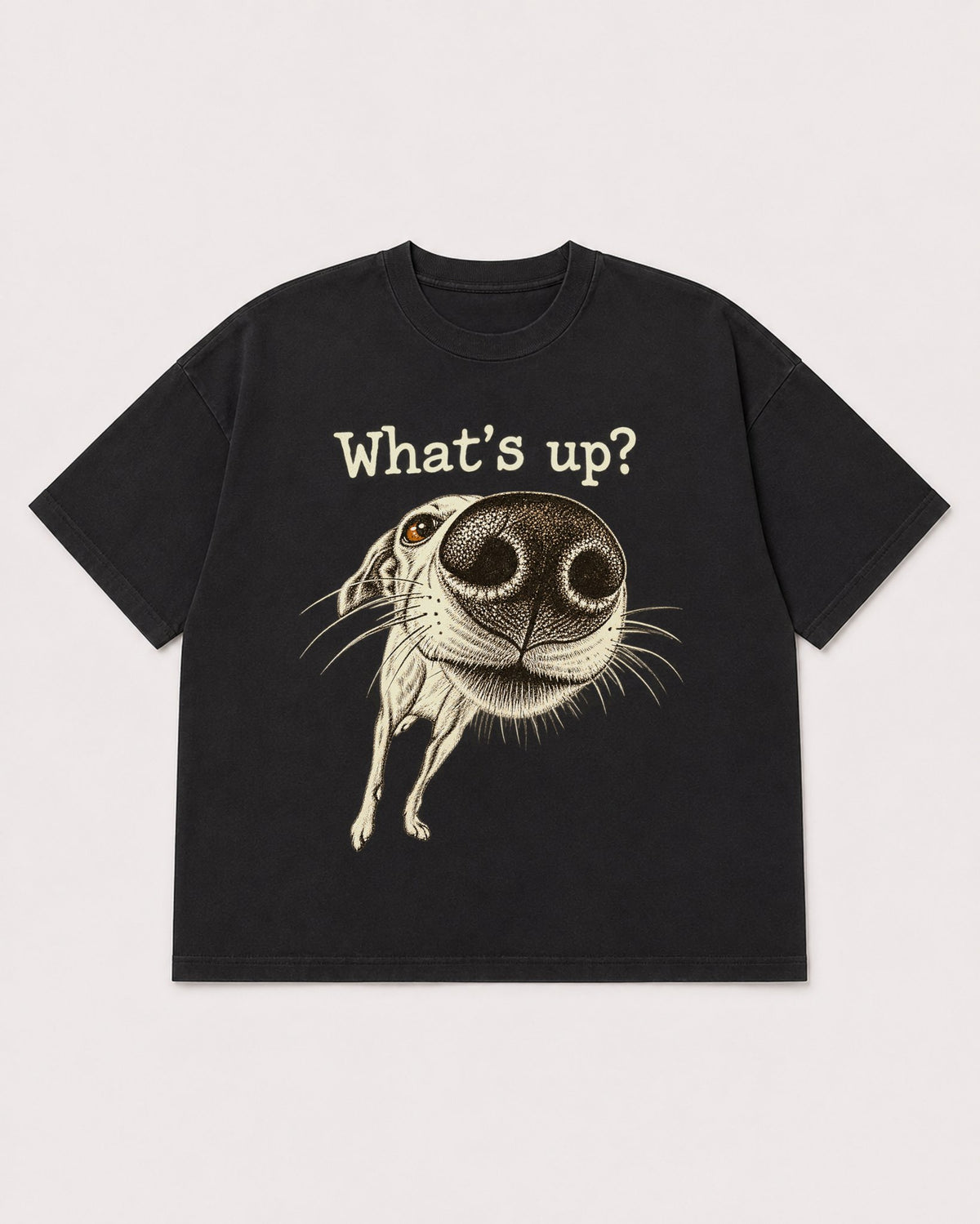 Mockup Boxy Heavyweight Tee Black product