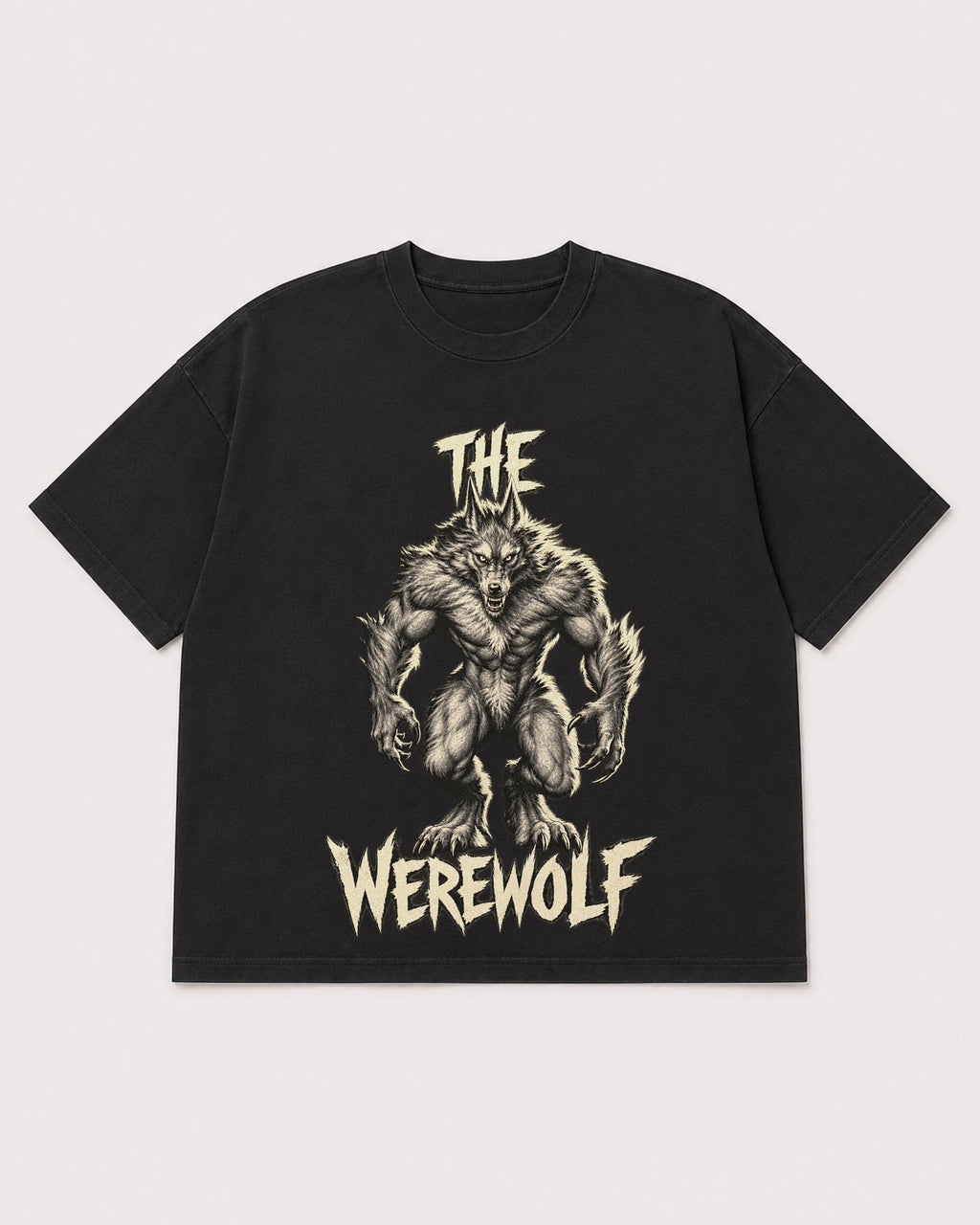 Mockup Boxy Heavyweight Tee Black product