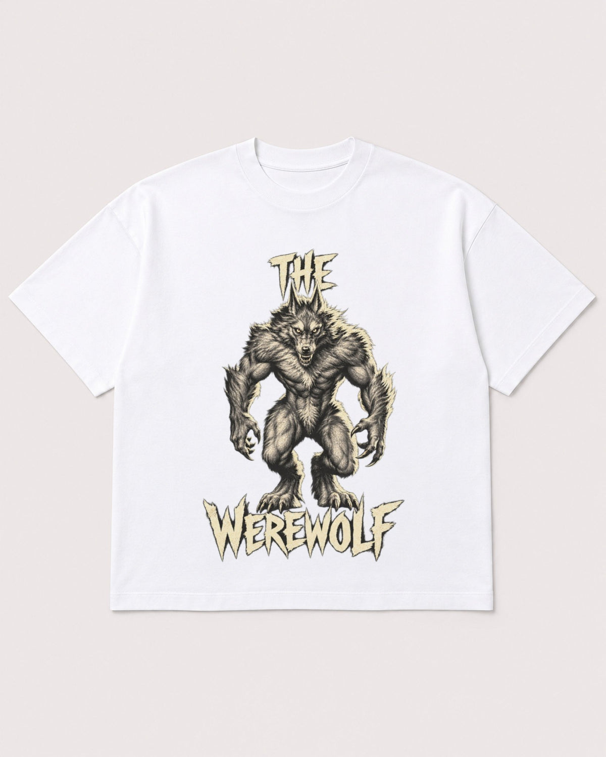 Mockup Boxy Heavyweight Tee White product
