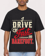 Mockup Boxy Heavyweight Tee Black male close-up 05
