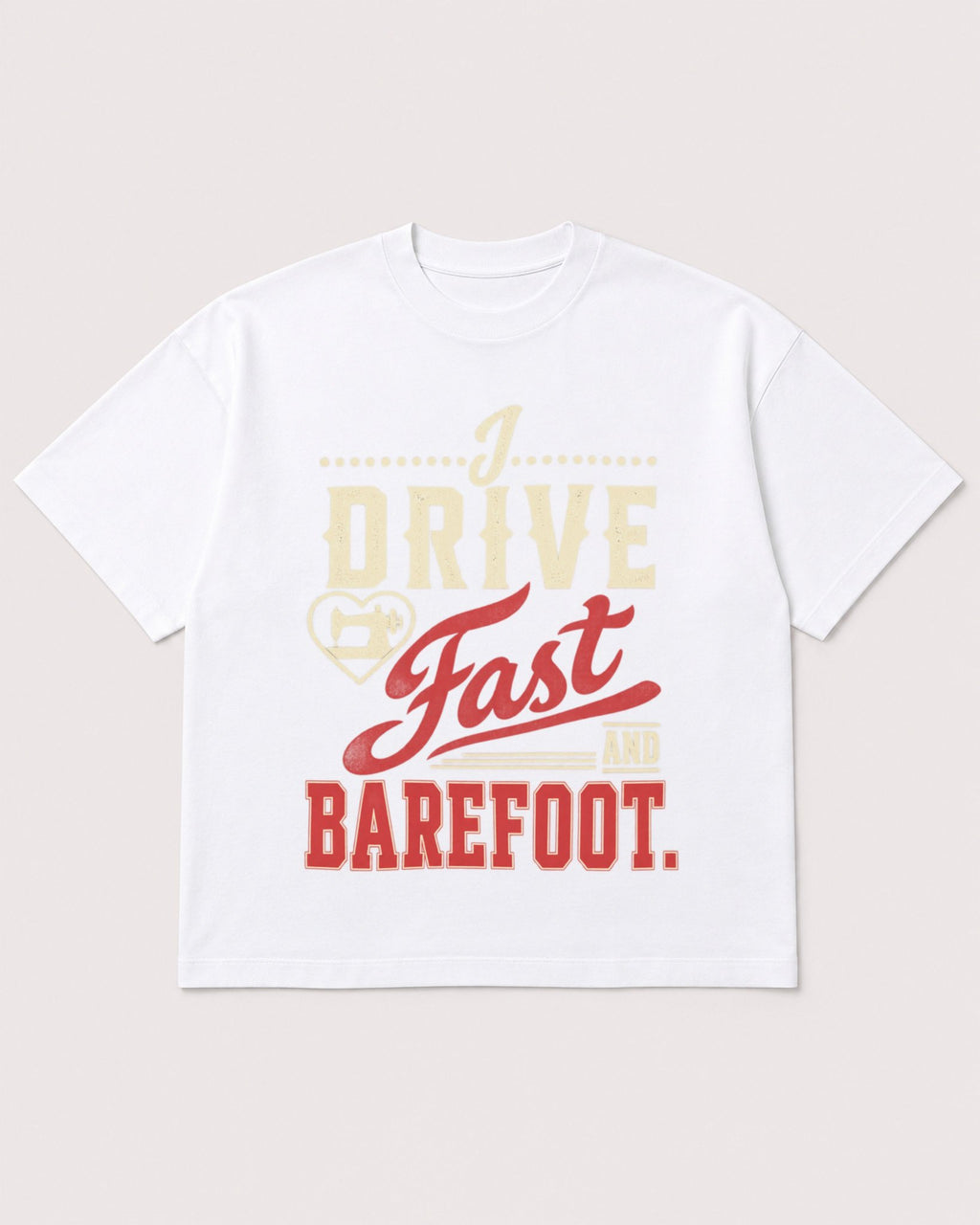 Mockup Boxy Heavyweight Tee White product