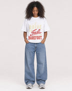 Mockup Boxy Heavyweight Tee White female full-body 05