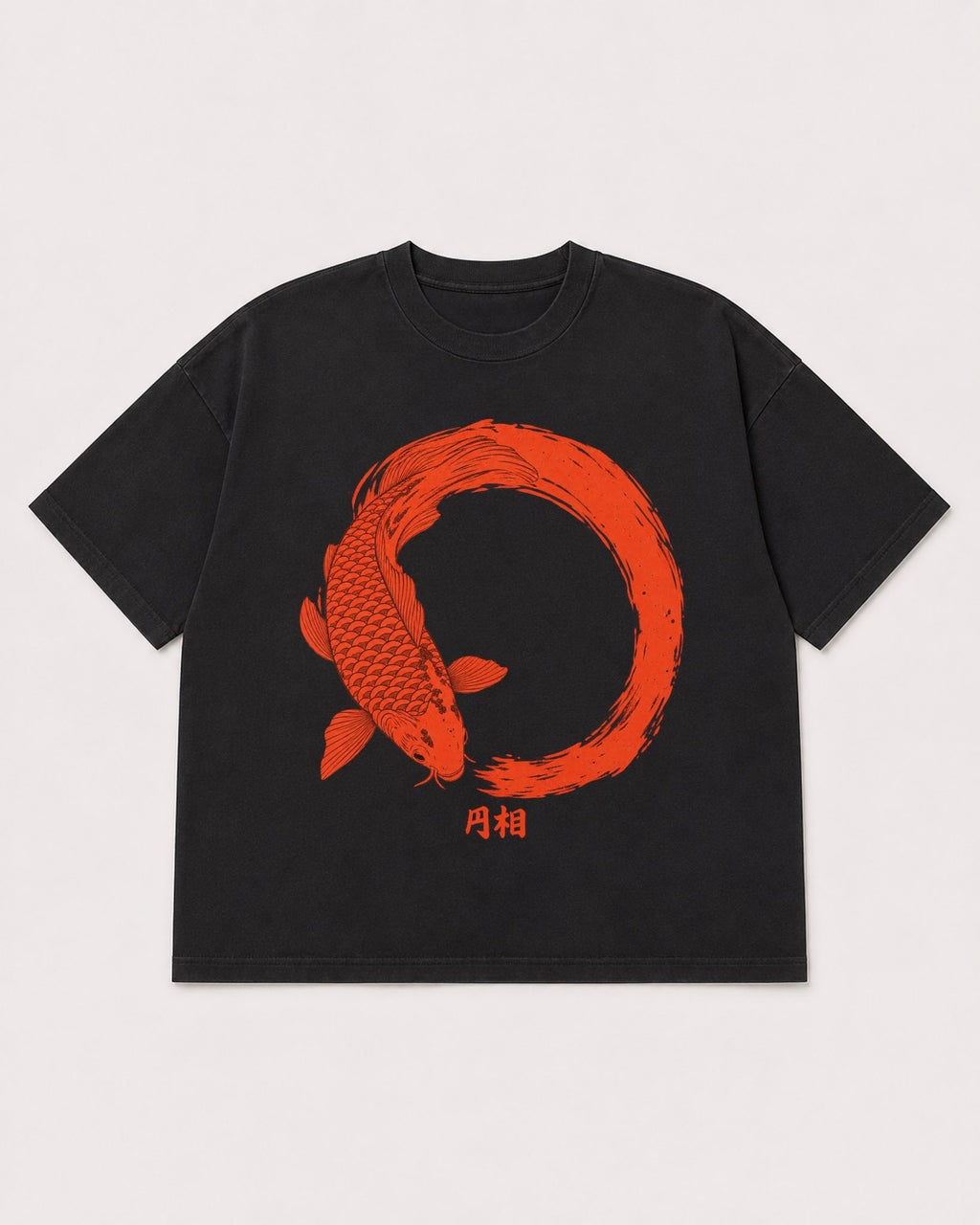 Mockup Boxy Heavyweight Tee Black product