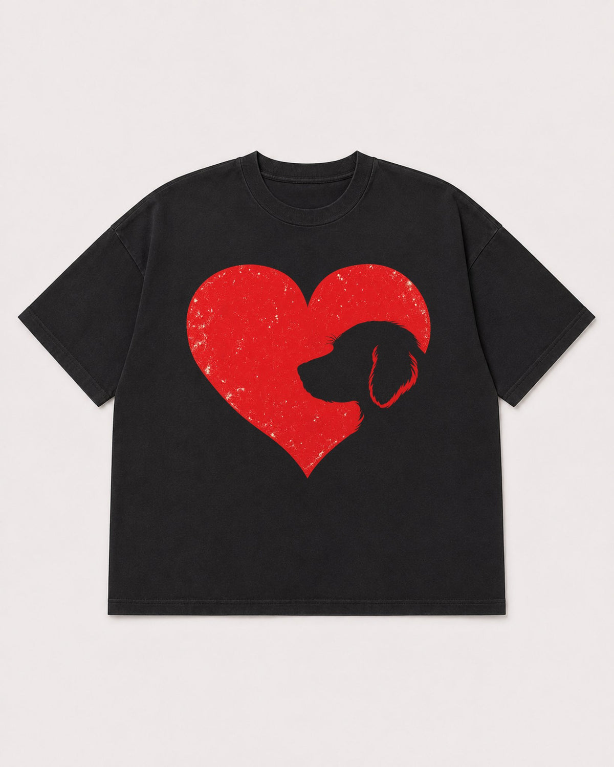 Mockup Boxy Heavyweight Tee Black product