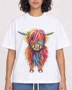 Mockup Boxy Heavyweight Tee White female close-up 26