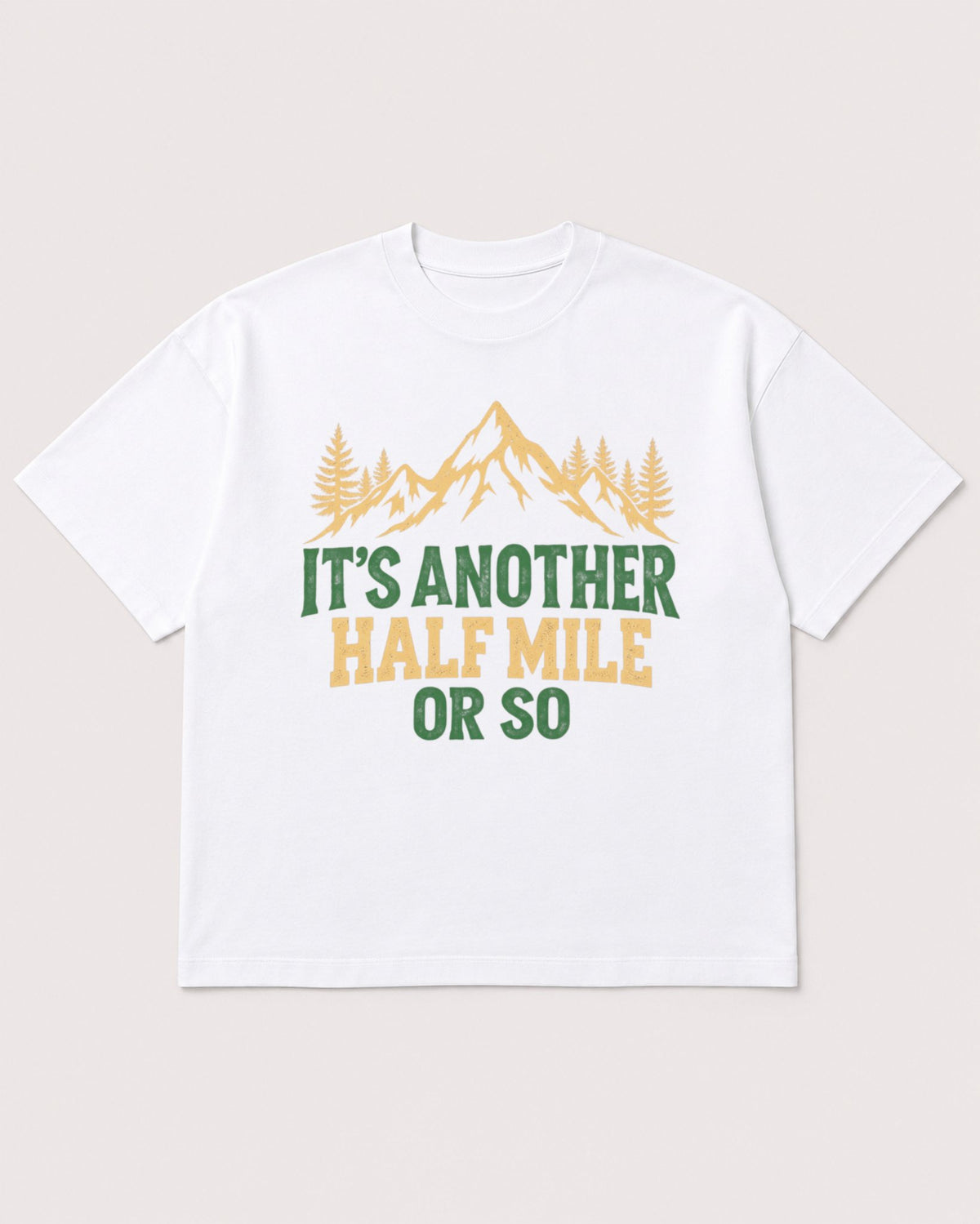 Mockup Boxy Heavyweight Tee White product