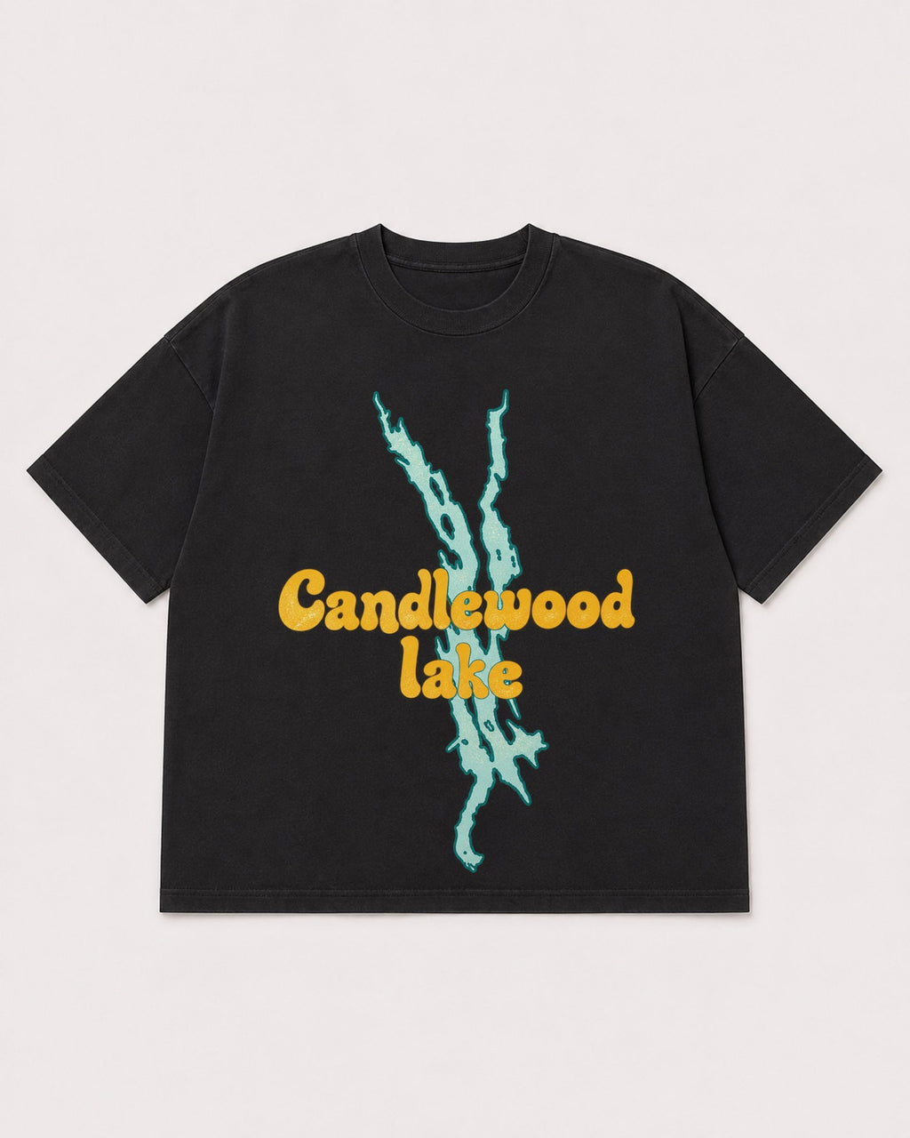 Mockup Boxy Heavyweight Tee Black product