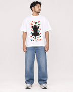 Mockup Boxy Heavyweight Tee White male full-body 02