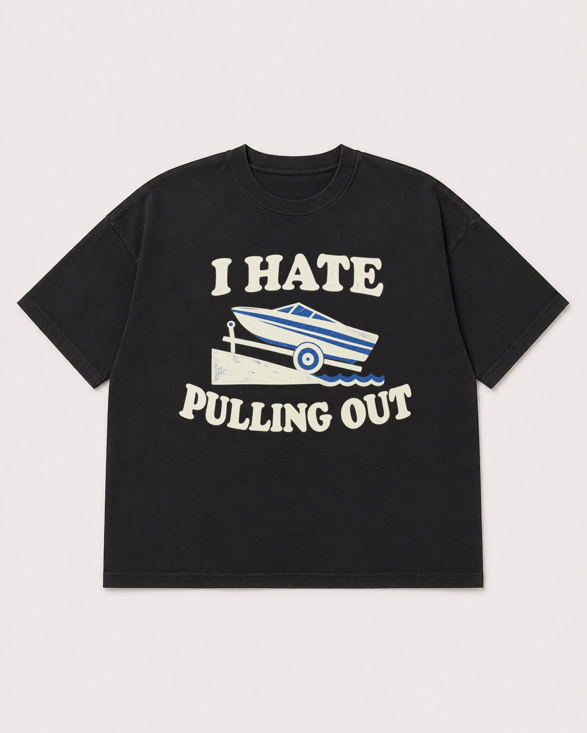 Mockup Boxy Heavyweight Tee Black product