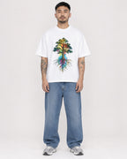 Mockup Boxy Heavyweight Tee White male full-body 12
