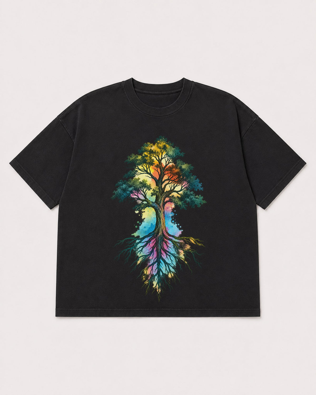 Mockup Boxy Heavyweight Tee Black product