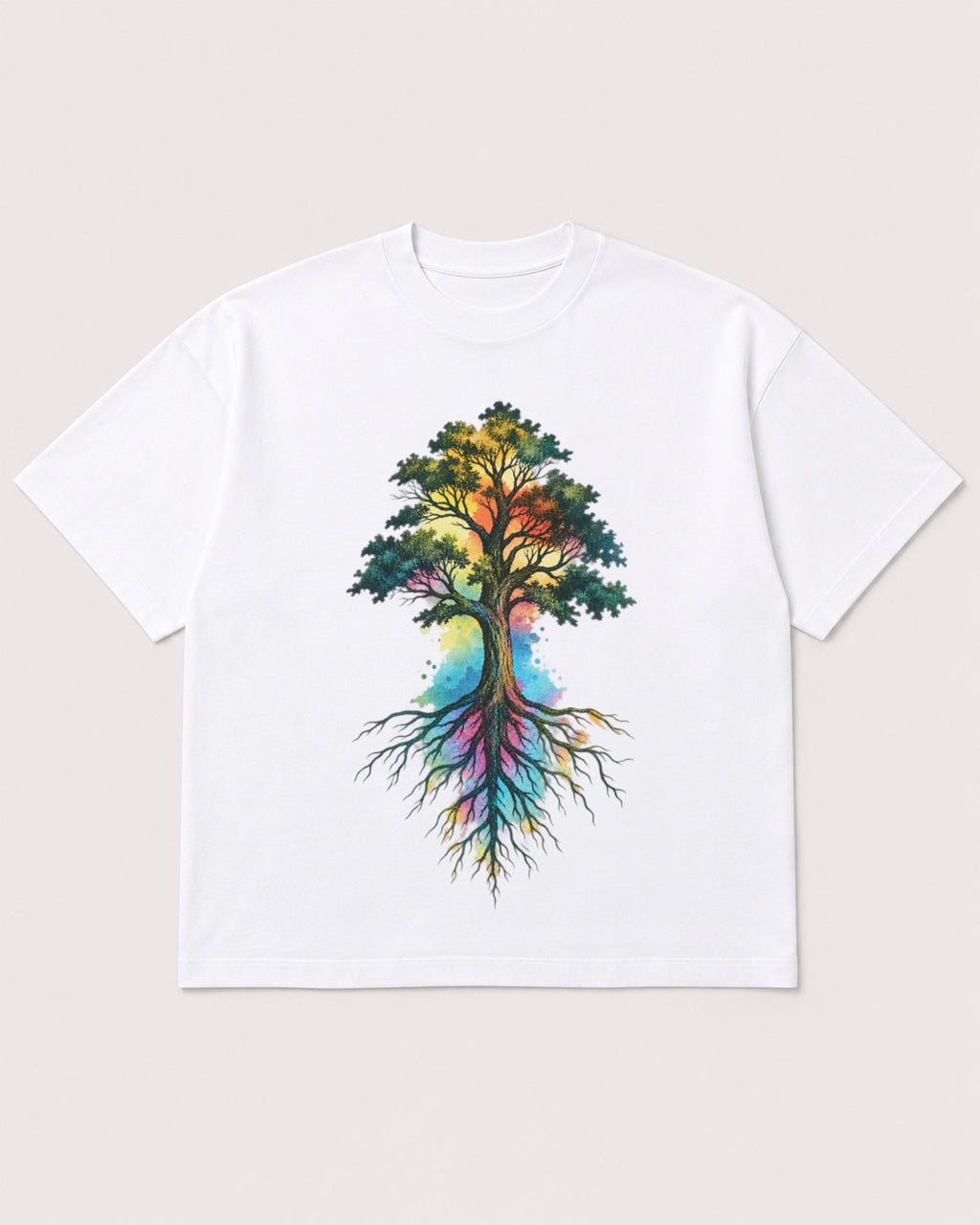 Mockup Boxy Heavyweight Tee White product