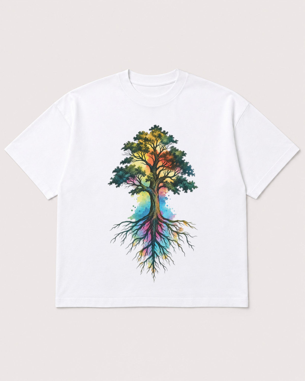 Mockup Boxy Heavyweight Tee White product