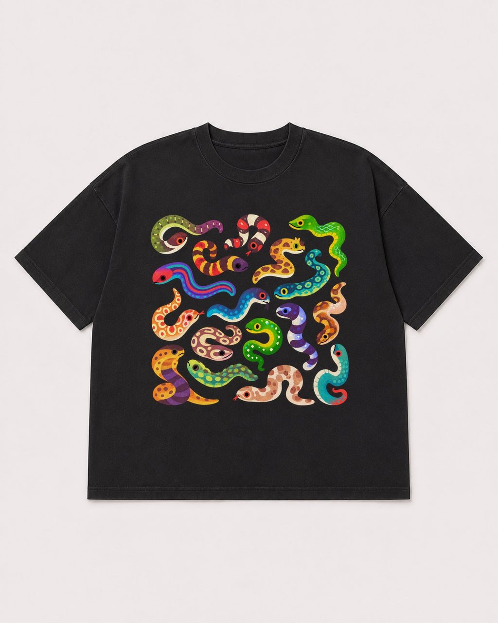 Mockup Boxy Heavyweight Tee Black product