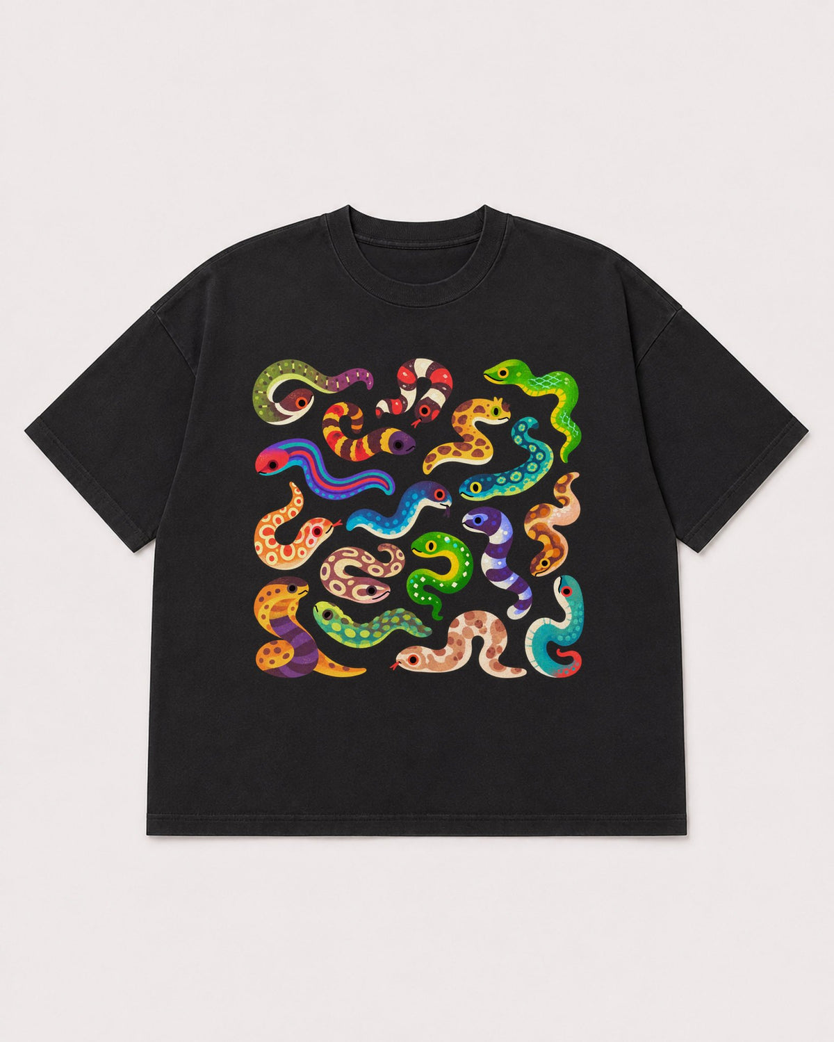 Mockup Boxy Heavyweight Tee Black product