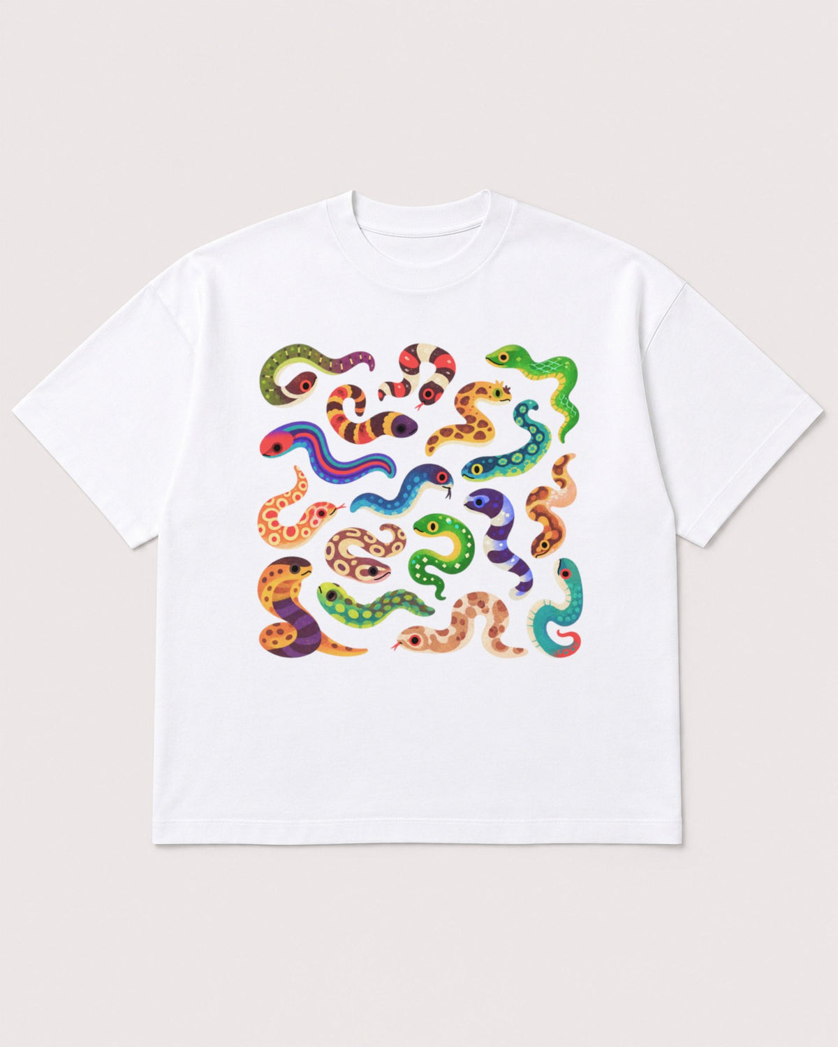 Mockup Boxy Heavyweight Tee White product