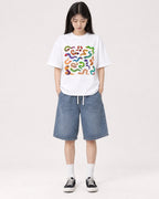 Mockup Boxy Heavyweight Tee White female full-body 01