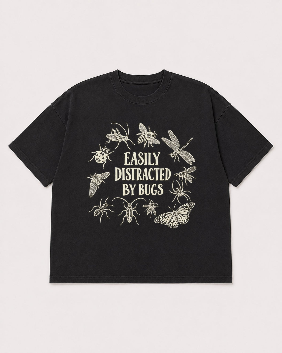 Mockup Boxy Heavyweight Tee Black product
