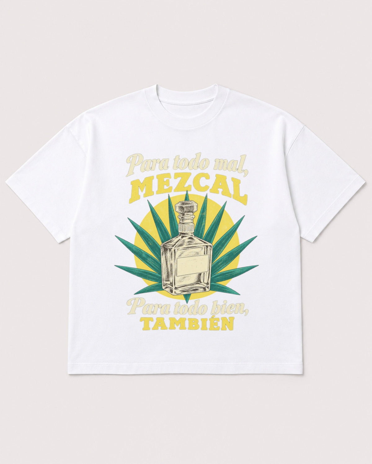 Mockup Boxy Heavyweight Tee White product