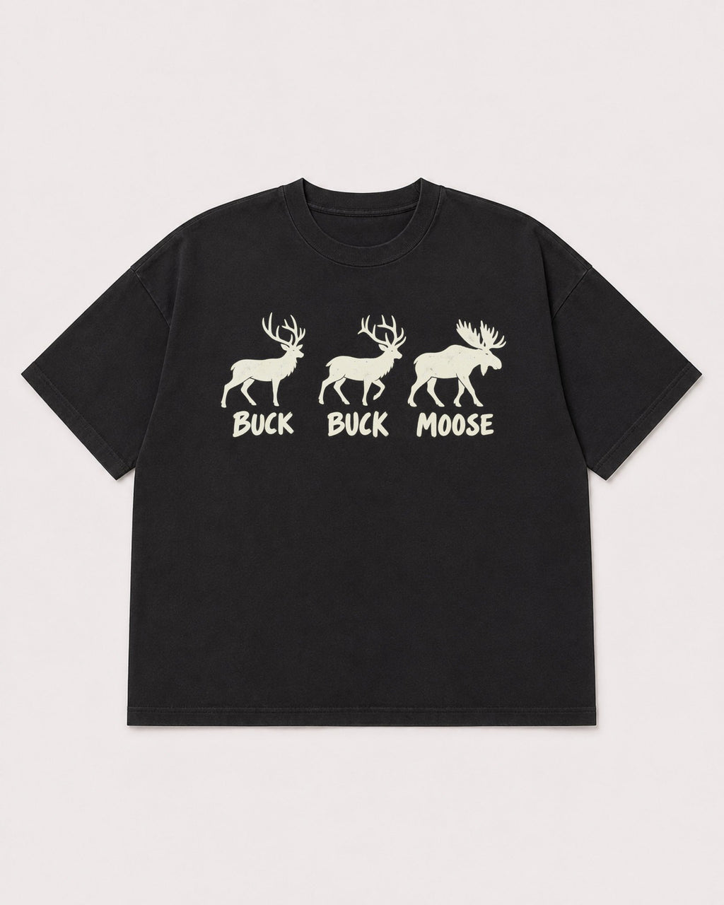 Mockup Boxy Heavyweight Tee Black product