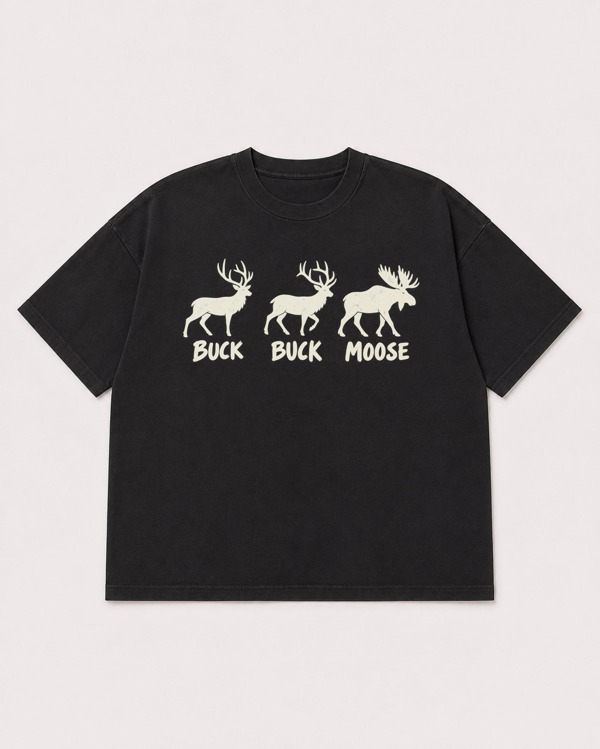 Mockup Boxy Heavyweight Tee Black product
