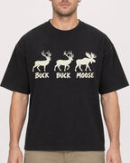Mockup Boxy Heavyweight Tee Black male close-up 08