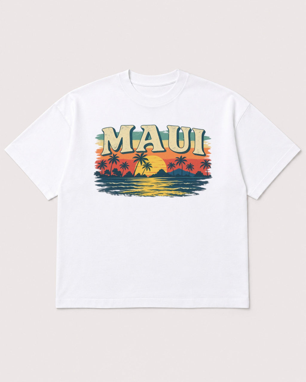 Mockup Boxy Heavyweight Tee White product