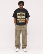 Mockup Boxy Heavyweight Tee Black male full-body 04