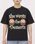 Mockup Boxy Heavyweight Tee Black male close-up 01