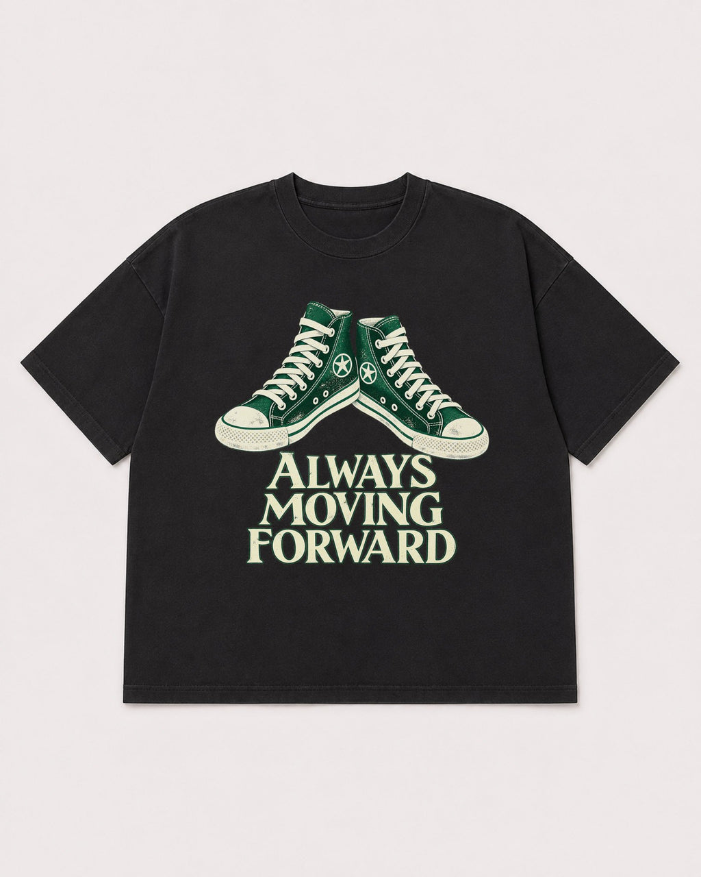 Mockup Boxy Heavyweight Tee Black product